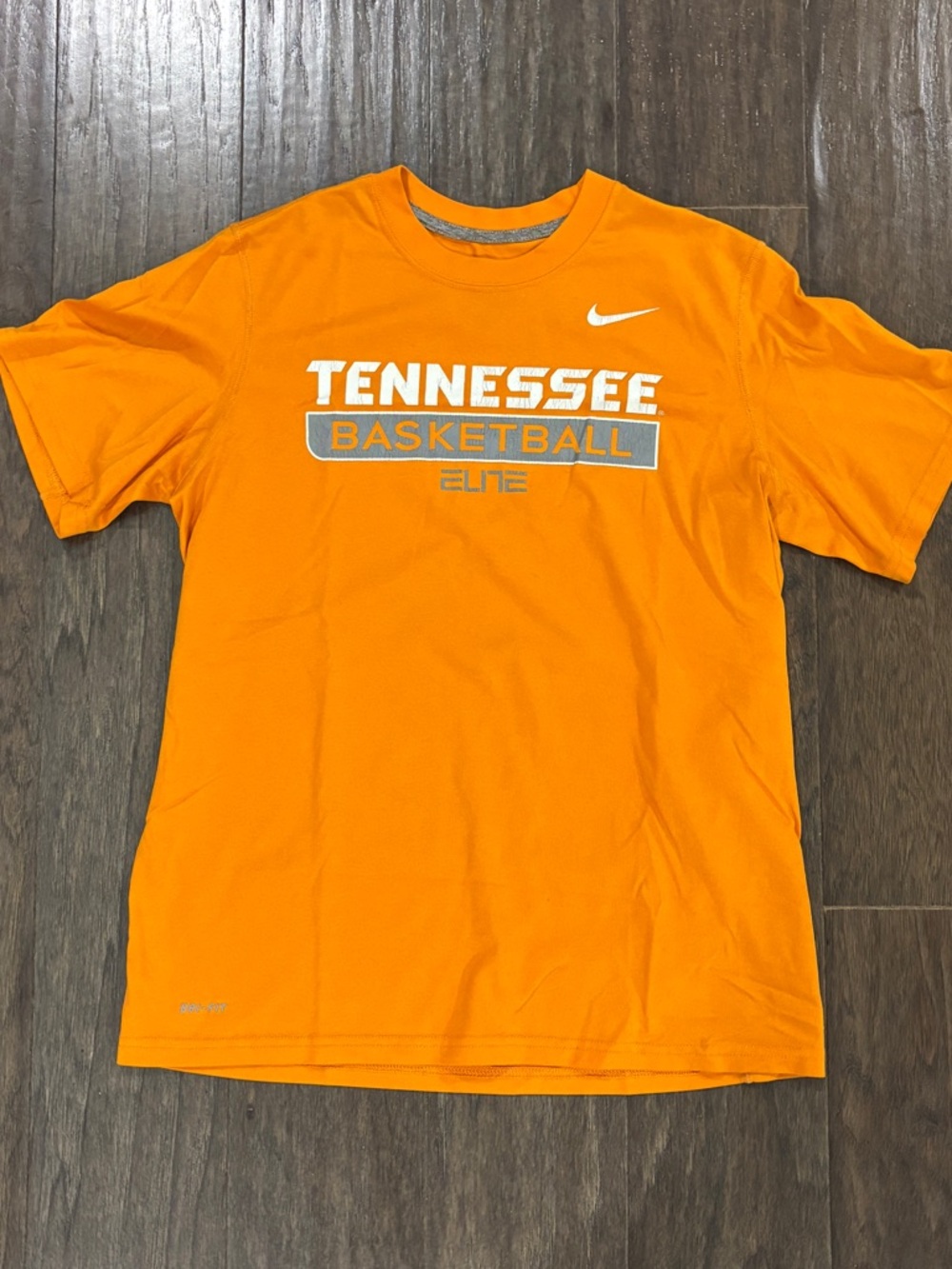 Nike Tennessee Basketball Orange Crew Neck Tee Youth Large